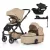 PETITE&MARS KÉSZLET Babakocsi 4v1 ICON Mocha Beige LITE RWS + CYBEX Aton B2 i-Size