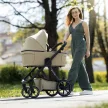 PETITE&MARS KÉSZLET Babakocsi 4v1 ICON Mocha Beige XXL AIR + CYBEX Aton B2 i-Size