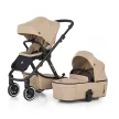 PETITE&MARS KÉSZLET Babakocsi 4v1 ICON Mocha Beige XXL AIR + CYBEX Aton B2 i-Size