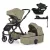 PETITE&MARS KÉSZLET Babakocsi 4v1 ICON Mossy Green LITE RWS + CYBEX Aton B2 i-Size