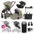 PETITE&MARS KÉSZLET Babakocsi 4v1 ICON Mossy Green XXL AIR + CYBEX Aton B2 i-Size