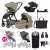 PETITE&MARS KÉSZLET Babakocsi 4v1 ICON Mossy Green XXL RWS + CYBEX Aton B2 i-Size