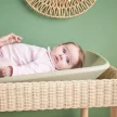 NATTOU Pelenkakosár Dropy és pelenkázó alátét Softy Green 50x70 cm