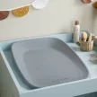 NATTOU Pelenkakosár Dropy és pelenkázó alátét Softy White/Grey 50x70 cm