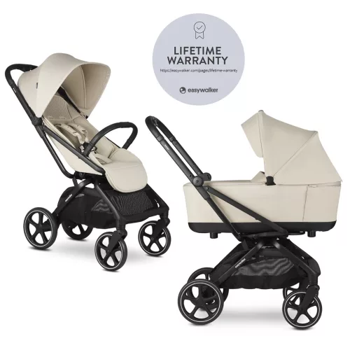 EASYWALKER Kombinált babakocsi Rockey L Bright Taupe