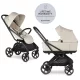 EASYWALKER Kombinált babakocsi Rockey L Bright Taupe