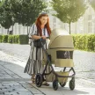 PETITE&MARS Kombinált babakocsi  ICON 2in1 Dove Grey LITE RWS + Core Pro i-Size Black Grey  + Bázis
