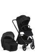 EASYWALKER Kočík kombinovaný Zoey Pure Black + CYBEX Aton B2 i-Size + základňa