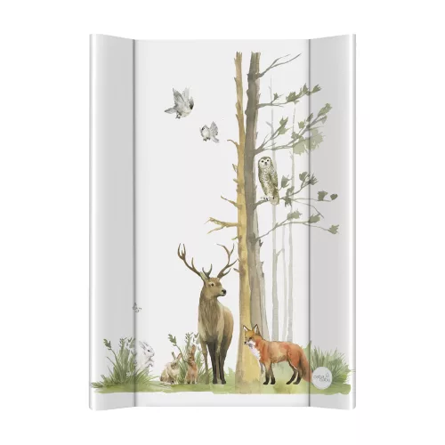 CEBA BABY Pelenkázó alátét 2-szegélyes puha (50x70) Basic Woodland