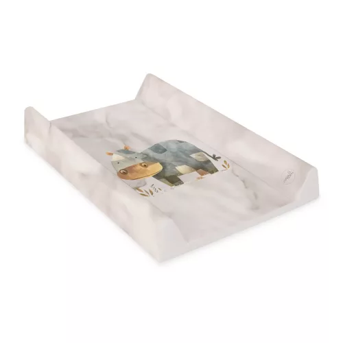 CEBA BABY Pelenkázó alátét 2-oldalas puha (50x70) Basic Cosy Hippo