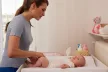 CEBA BABY Pelenkázó alátét 2-szegélyes puha (48x70) Cosy Fluffy Puffy Bart