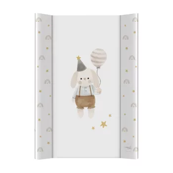   CEBA BABY Pelenkázó alátét 2-szegélyes merev lappal (50x70) Ultra Light Birthday Bunny