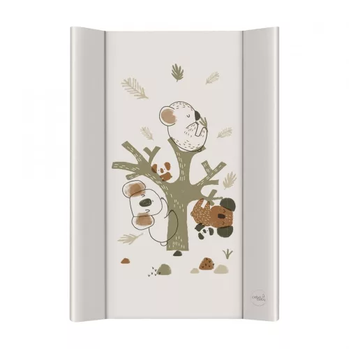 CEBA BABY Pelenkázó alátét 2-szegélyes merev lappal (50x70) Basic Koala