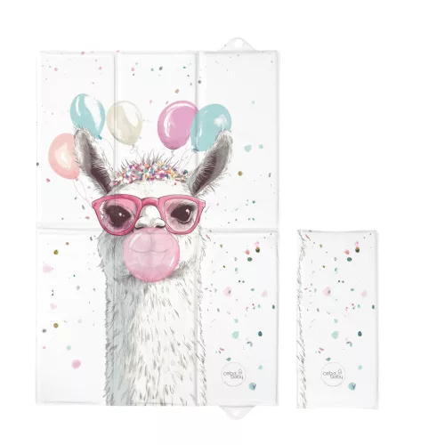 CEBA BABY Utazó pelenkázó alátét (60x40) Basic Crazy Lama