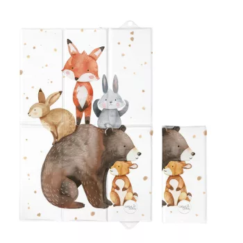   CEBA BABY Utazó pelenkázó alátét (60x40) Basic Forest Friends