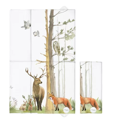 CEBA BABY Pelenkázó alátét utazó (80x50) Basic Woodland
