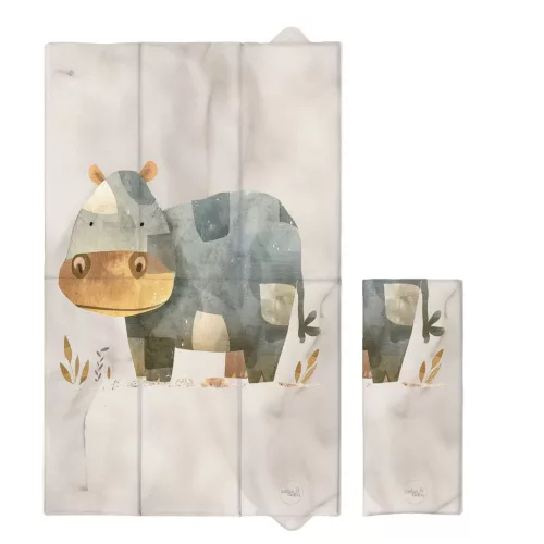 CEBA BABY Utazó pelenkázó alátét (80x50) Basic Cosy Hippo