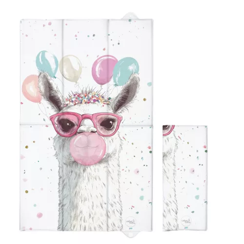 CEBA BABY Utazó pelenkázó alátét (80x50) Basic Crazy Lama