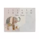 CEBA BABY Milestone fotószőnyeg (92x72) Basic Elephant Family