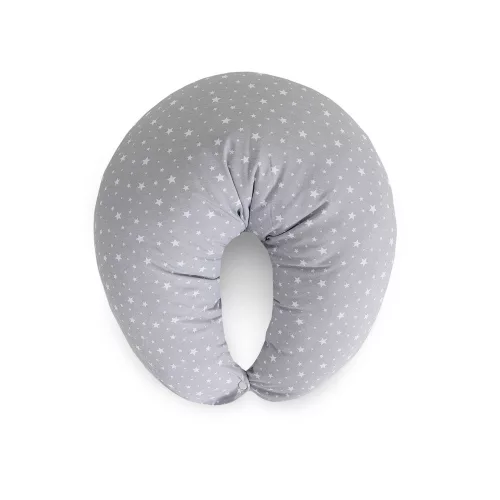CEBA BABY Szoptatós párna Huggy (150x60x37) Basic Grey Stars