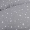 CEBA BABY Szoptatós párna Huggy (150x60x37) Basic Grey Stars