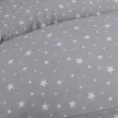 CEBA Szoptatós párna Cebuška Multi Jersey Szürke Csillagok 190 cm