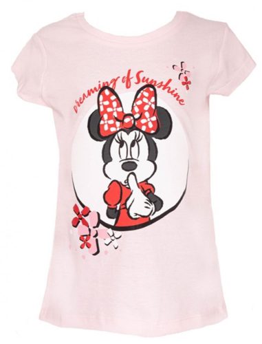 Disney Minnie gyerek rövid ujjú póló, 122/128