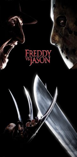 Freddy vs. Jason fürdőlepedő, strand törölköző 70*140cm