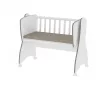 Lorelli First Dreams ringatható bölcső 105x55 - White / Fehér