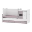 Lorelli MiniMax kombi ágy 72x190 - White / Fehér