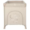 Lorelli Noemi 1 fix utazóágy - Fog Beige Star