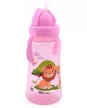 Baby Care Szafari szívószálas sportitató 330 ml - pink
