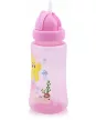 Baby Care Ocean szívószálas sportitató 330 ml - pink