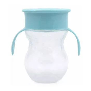 Baby Care 360 itatópohár fogantyúval - blue