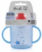 Baby Care itatópohár fogantyúval 210ml alacsony - blue