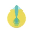 Baby care etető tál + kanál - green