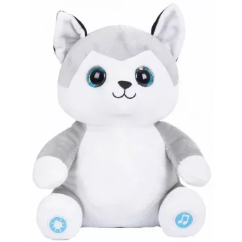 Chipolino Zenélő, világító plüss játék - Huskey