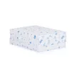 Chipolino összehajtható matrac 60x120 - white/blue stars