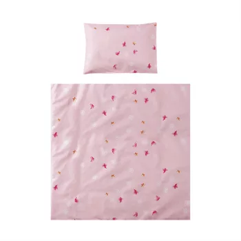   Lorelli EVA 5 részes ágynemű garnitúra - Butterflies Pink
