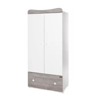   Lorelli Exclusive szekrény - White & Artwood / Fehér & Artwood NEW