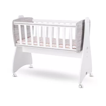   Lorelli First Dreams ringatható bölcső 105x55 - White / Artwood New