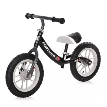   Lorelli Fortuna Air futóbicikli világító kerékkel - Grey&Black