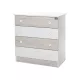 Lorelli Komód - White & Light Oak -új