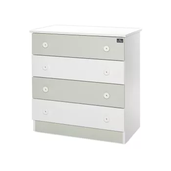 Lorelli Komód - White & Milky Green 