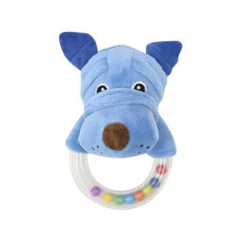 Lorelli Toys Plüss csörgő - Kék kutya
