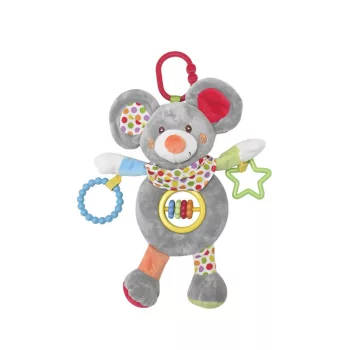 Lorelli Toys plüss csörgőjáték - Egér