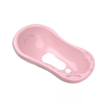  Lorelli Kád 84 kád leeresztő dugóval csúszásgátlóval - Little Stars Pink
