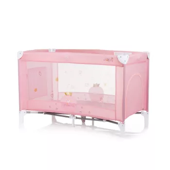Chipolino Capri fix utazóágy - Princess Pink