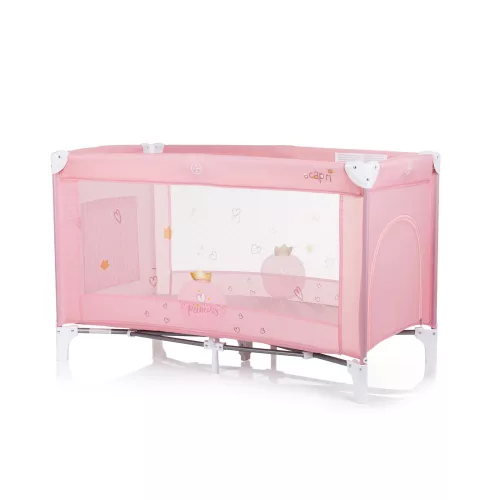 Chipolino Capri fix utazóágy - Princess Pink