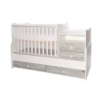 Lorelli Combo kombi ágy 70x170 - White Artwood